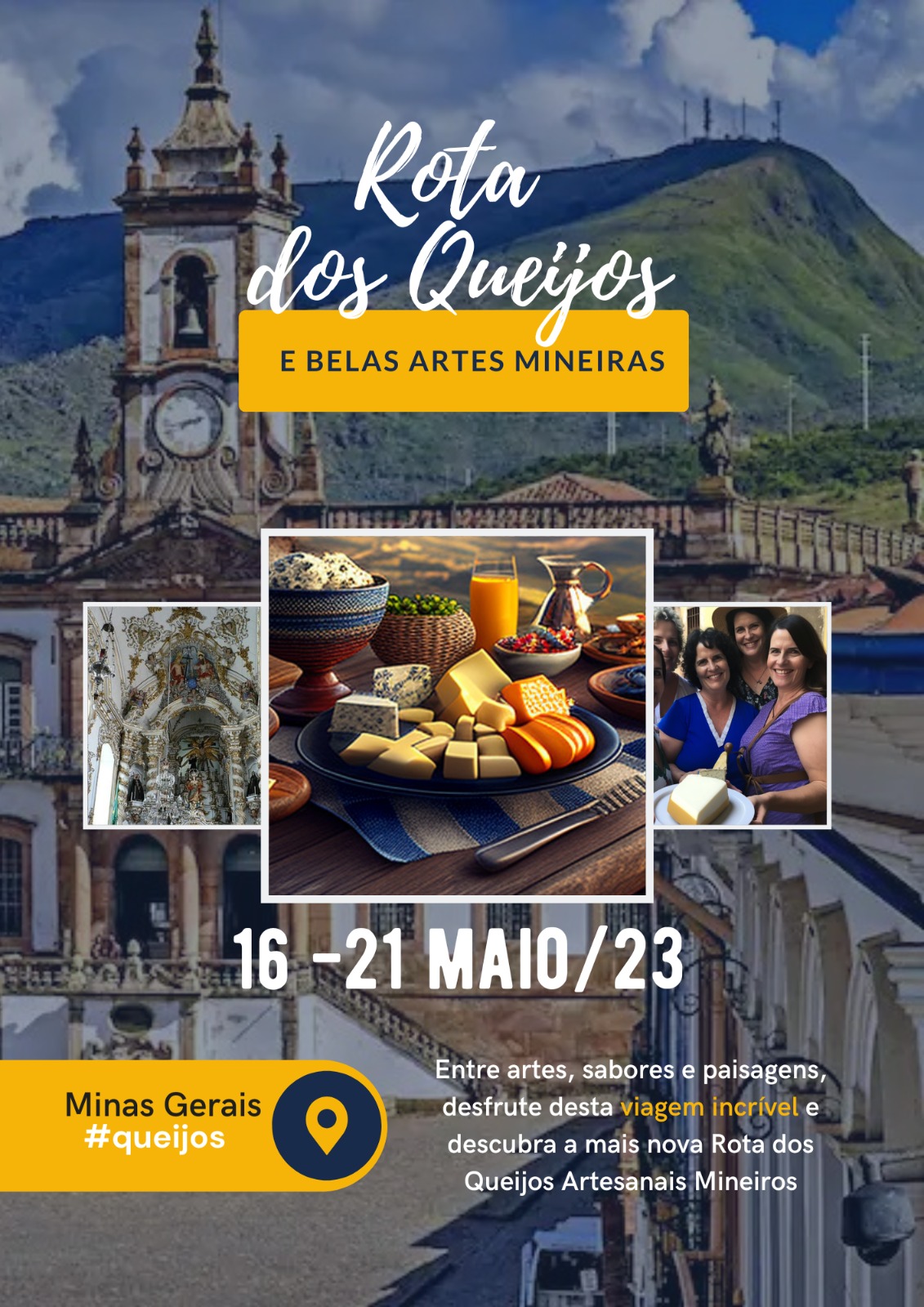 Rota dos Queijos e Belas Artes Mineiras